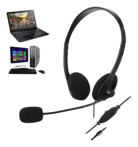 Headset Multilaser Para Notebook E Pc - P2 Microfone + Fone