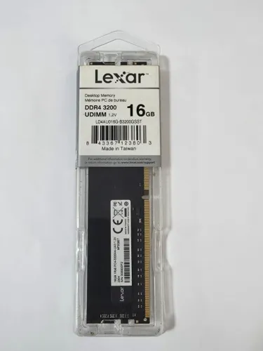 Memória Ram Lexar DDR4 3200 16gb UDIMM (Computador)