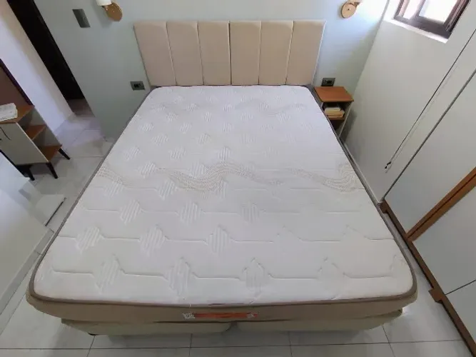 Conjunto Cama e Box Queen Probel Divino Force Extreme + Cabeceira