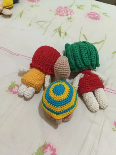 3 artesanais em miniatura caseiro