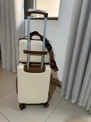Mala de viagem bordo 10 kg co frasqueira