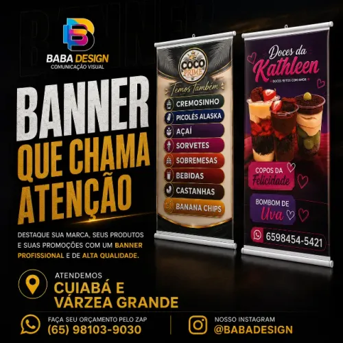 Banner Personalizado Profissional | Cuiabá e Várzea Grande