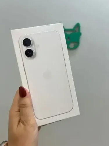 iPhone 16 256GB Lacrado - Branco - Anatel - Retirada em Loja Física em BH