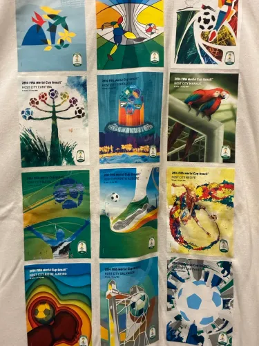 Camiseta comemorativa oficial da copa do mundo de 2014- Brasil.