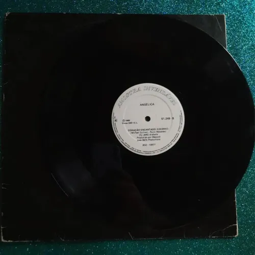 Disco Vinil LP Angélica " Coração Encantado" Invendavel Promocional 
