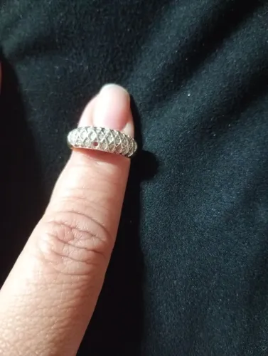 Anel de diamante ouro branco 4.500,00