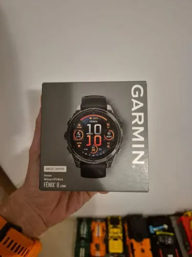 Relogio Garmin Fenix 8 Amoled 47mm saphira