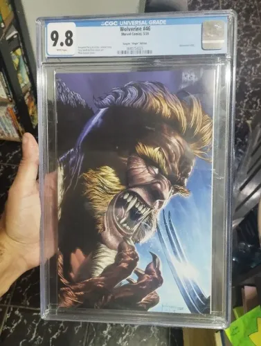 Hq Wolverine #46 virgin Variant certificação cgc