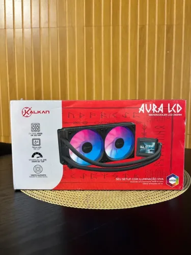 Water cooler Aura LCD 240mm ARGB Preto
