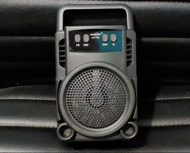 Caixa De Som Bluetooth RGB Gts-1360 Usb Cartão SD Rádio FM