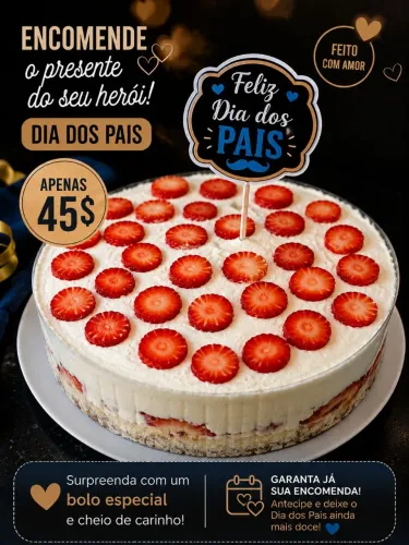 Aceitamos encomenda, dia dos pais