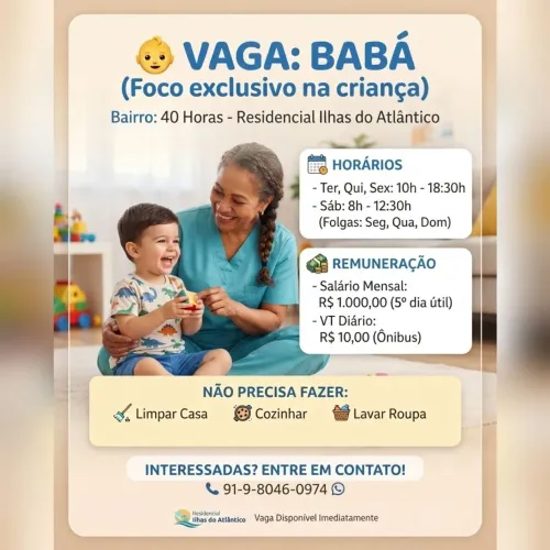 Vaga- Babá