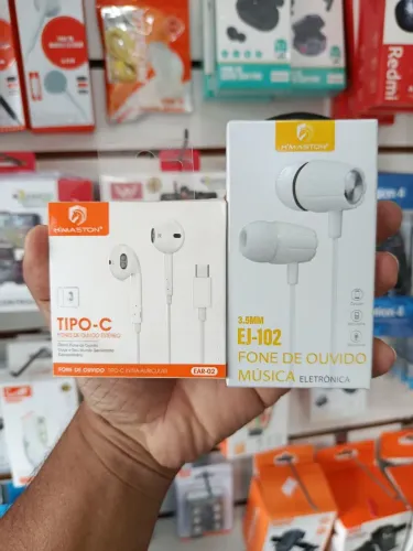 Fone de ouvido com fio - entrega em slz e região 