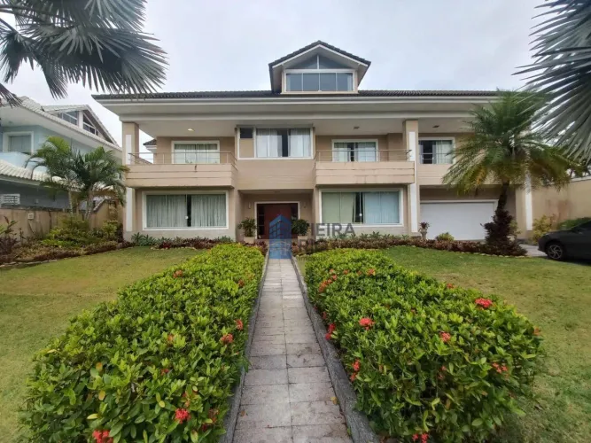 Mansão Espetacular de 887m² no Condomínio Mansões, Barra da Tijuca | 6 Suítes | Lazer Comp
