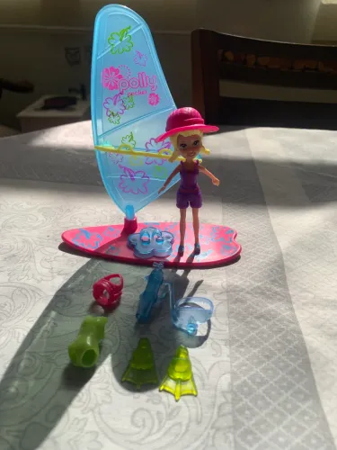 Polly Pocket Veículo Aquático Windsurf da Mattel