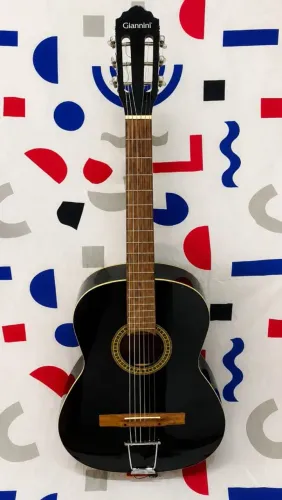 Violão Giannini Clássico Preto Original - Excelente Estado