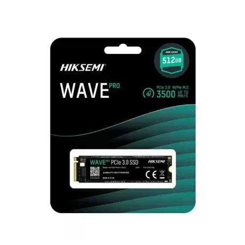 Ssd 512gb M.2 2280 Nvme Hiksemi Wave Pro Pcie 3.0 Hs-ssd-wave Pro(p) 512g *ENTREGA GRÁTIS*