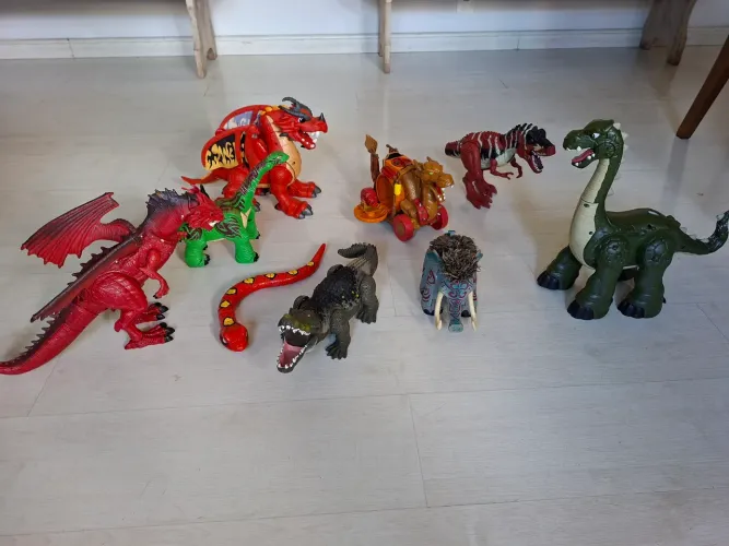 Coleção de Criaturas Jurássicas