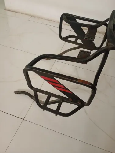 Suporte para baú e bolha para mottu sport TVS 110