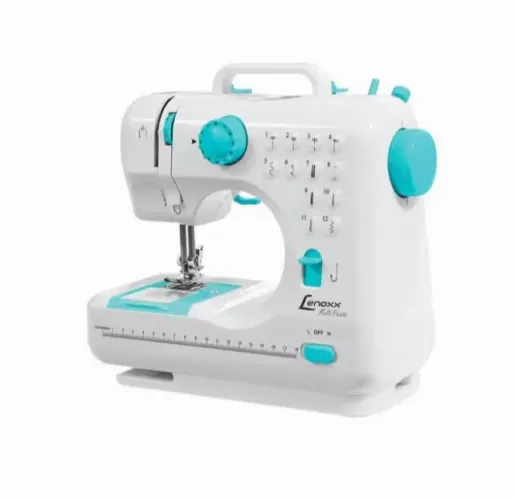 Máquina De Costura Reta Lenoxx Multi Points Psm101 Portátil Branca
