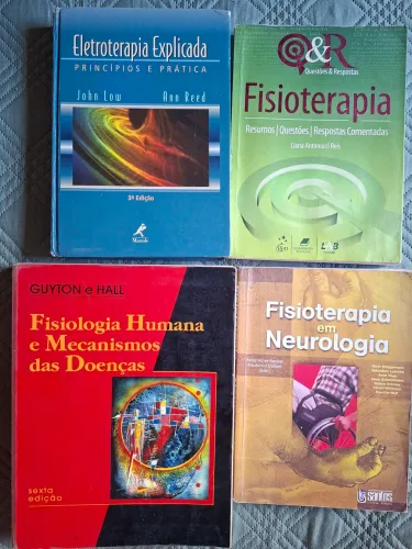 Livros de fisioterapia usados em perfeito estado 