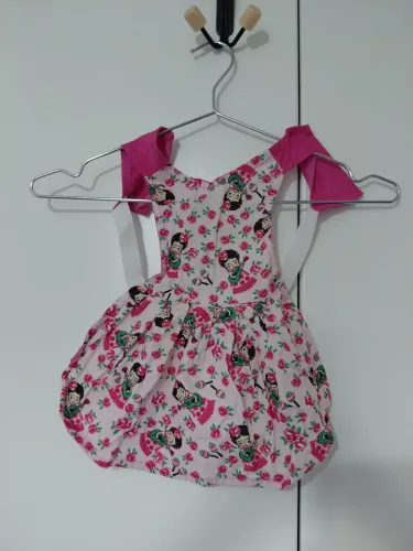 Vestido pet pequeno porte Frida Khalo