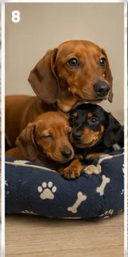 Neném muito carinhoso Teckel/Dachshund/Salsicha/Salsichinha/Basset/Cofap