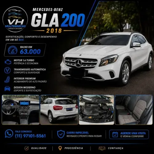 Mercedes-Benz GLA 200 Style 1.6 TB 16v/flex Aut. 2018
