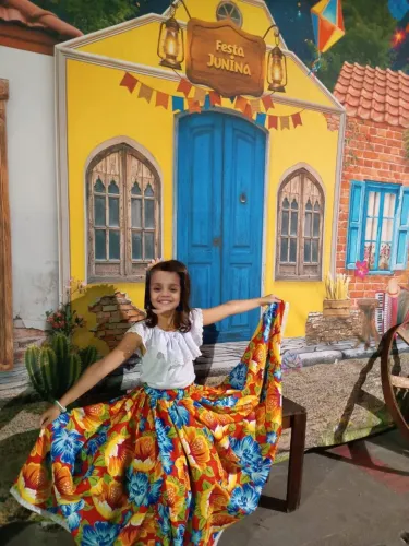Vestido Carimbó 8-9 anos