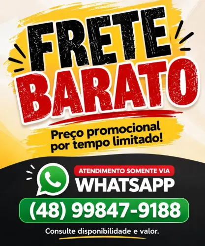 FRETE BARATO DIA NOITE SÁB DOM