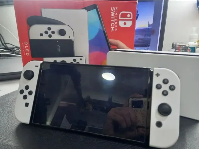 Nintendo Switch Oled Desbloqueado 512gb Troco