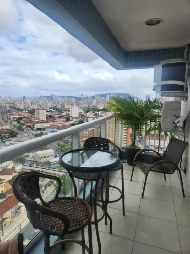 APARTAMENTO MOBILIADO PARA LOCAÇÃO  BOQUEIRÃO | SANTOS