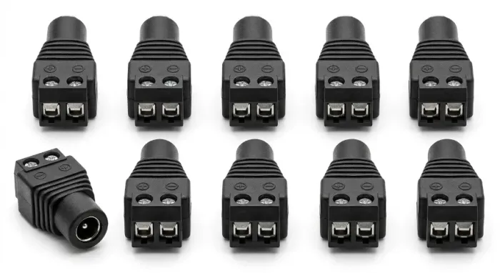 KIT 10 CONECTOR P4 FEMEA C/ BORNE