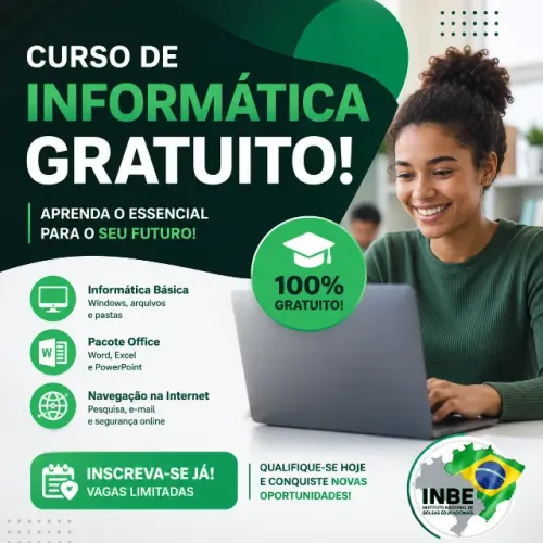 CURSO DE INFORMÁTICA GRATUITO