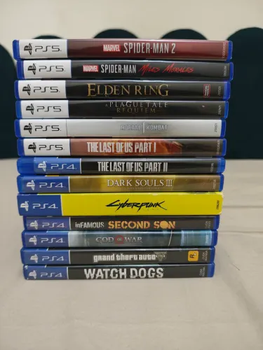 Lote de jogos ps4/ps5