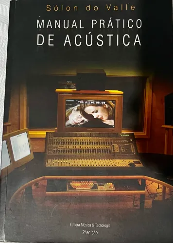 Livro Manual de Acústica Para Estúdios Solon do Valle