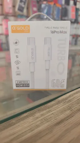 Cabo turbo Ok'Gold Tipo-C para Tipo-C 