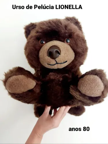 Urso de Pelúcia deitado , Lionella anos 80