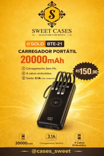 POWER BANK A?GOLD BTE-21 - 20000mAh