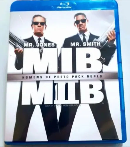 Bluray Mib Homens De Preto Pack Duplo - Seminovo