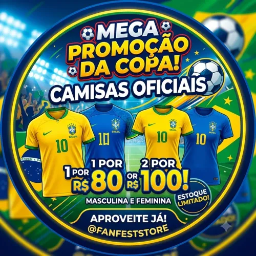 CAMISAS SELEÇÃO BRASILEIRA!