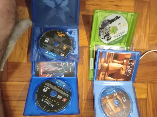 Infamous second son, Assasin creed origins e chess para PS4. Star wars batlefront xbox 360