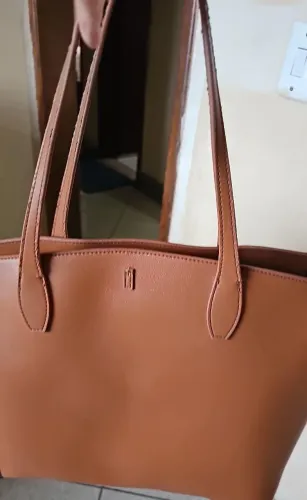 Linda bolsa Marrom Tam Grande
