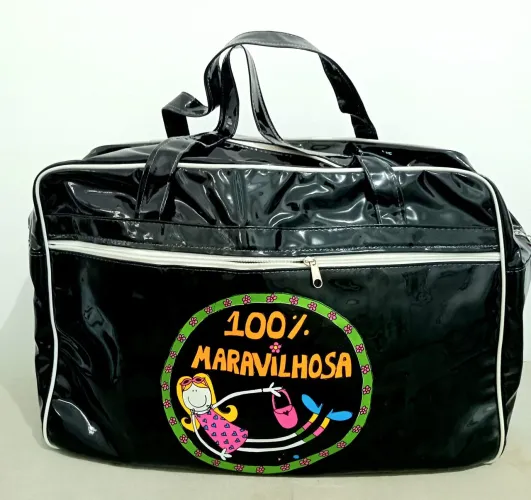 Sacola de viagem em vinil