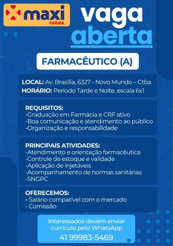 Farmacêutico (a)