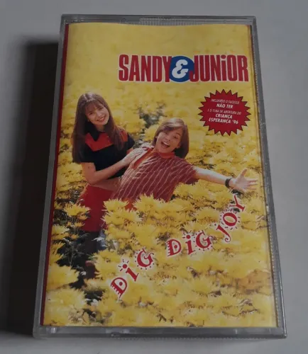 Fita cassete k7 Sandy & Junior Dig Dig Joy Original