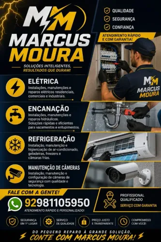 Serviço. De eletricista bombeiro idralico refrigeração câmera 
