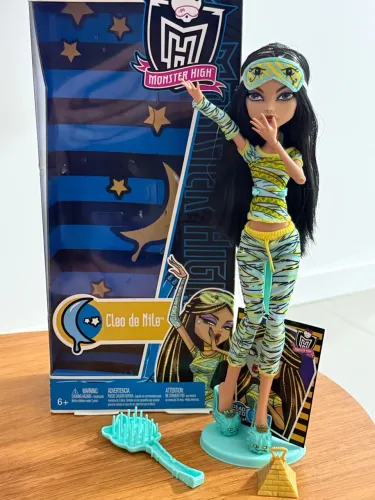 Cléo De Nile Dead Tired - Monster High Completa Com Caixa