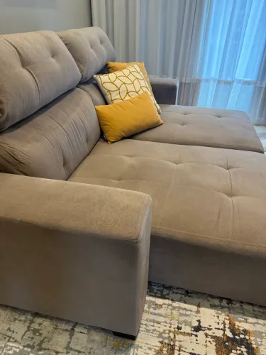 Sofá Reclínavel com Chaise - Excelente Estado