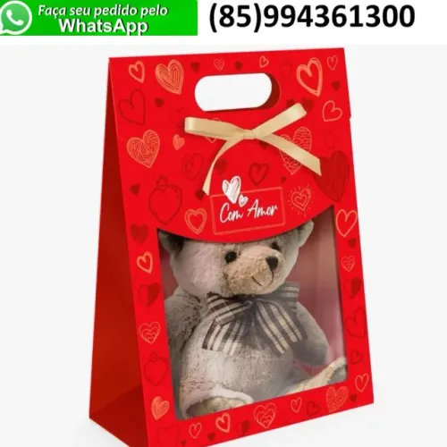 MALETA C/VISOR E ALCA AMOR EM CAIXA C/10un 19X9X26CM